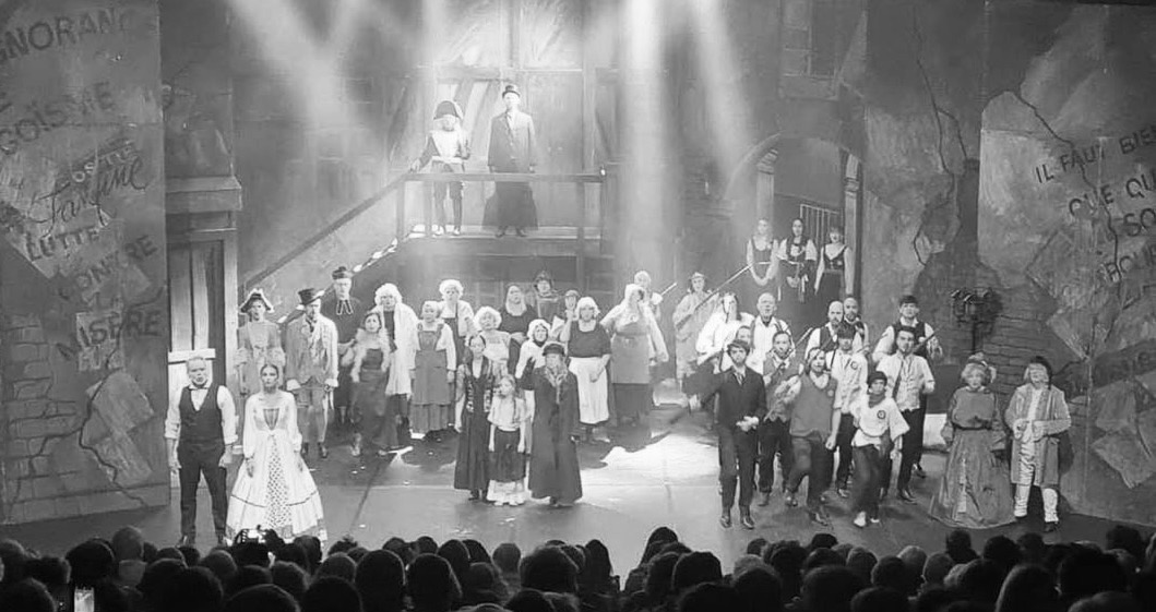 Comédienne en scène, Les Misérables